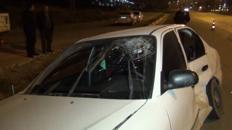 Kırıkkale’de sürat kaza getirdi: 2 yaralı