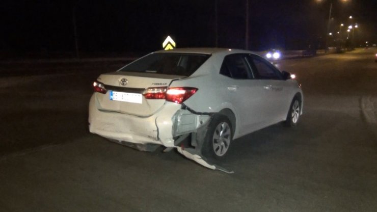 Kırıkkale’de sürat kaza getirdi: 2 yaralı