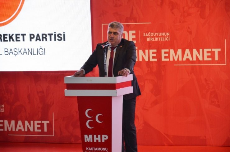 MHP İl Başkanlığı Cide Belediye Başkanı adayını tanıttı