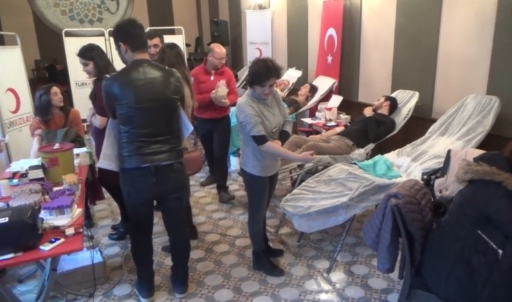 Antakya Medeniyetler Evi’nde 200 vatandaştan kan bağışı
