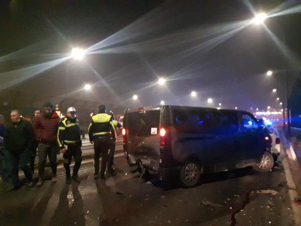Haliç Köprüsü'nde art arda 2 trafik kazası: 4 yaralı 