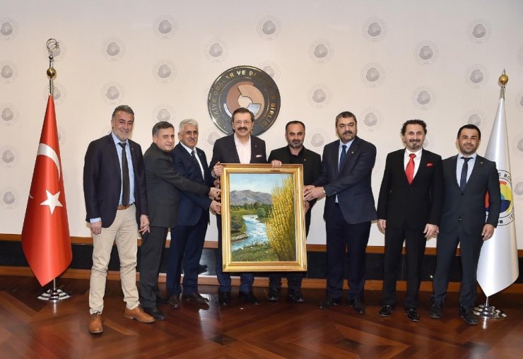 Tunceli TSO’dan Başkan Hisarcıklıoğlu’na ziyaret