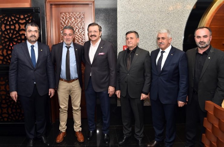 Tunceli TSO’dan Başkan Hisarcıklıoğlu’na ziyaret