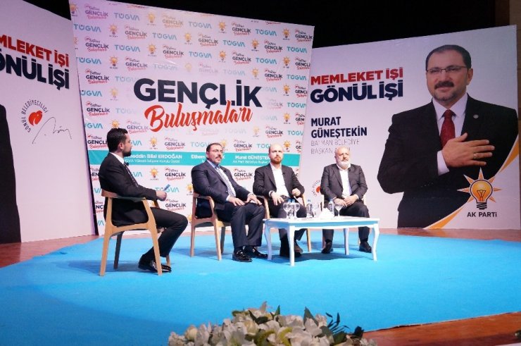 Bilal Erdoğan Batman’da gençlerle buluştu