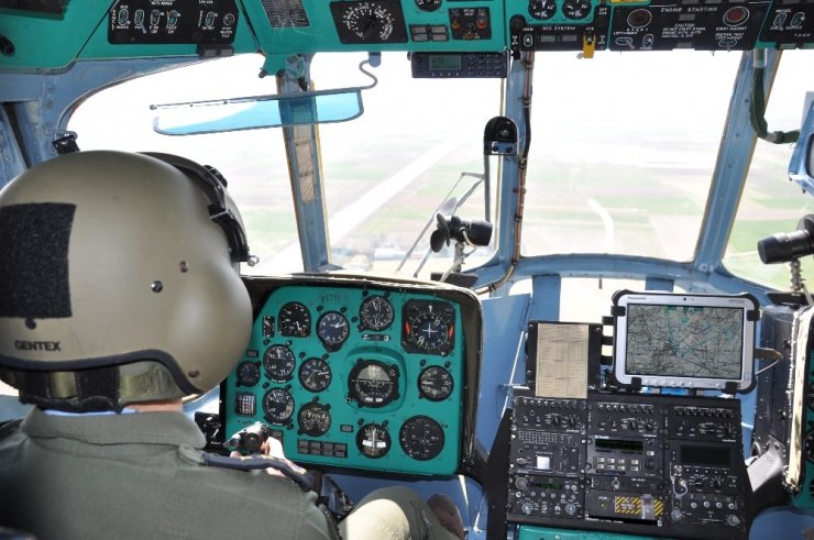 Afyonkarahisar’da helikopter destekli asayiş ve trafik denetimi