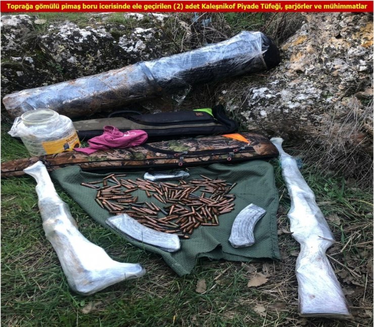 Diyarbakır’da teröristlere ait 4 sığınak tespit edildi