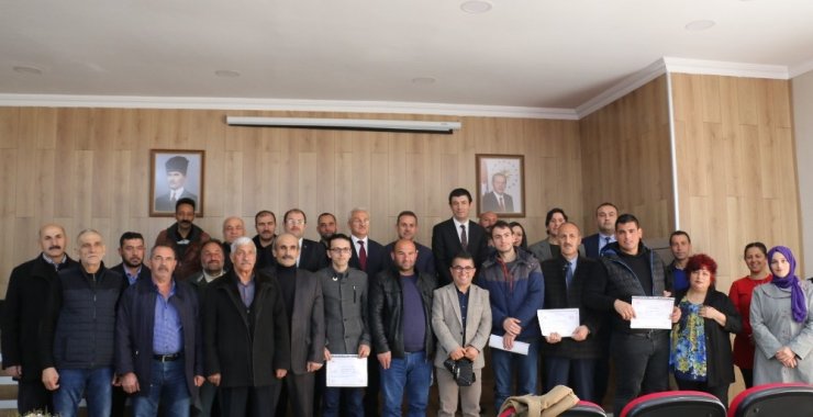 Erzincan’da 181 kursiyer çiftçi sertifikalarını aldı