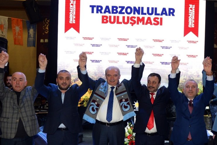 Mevlüt Uysal, Trabzonlu vatandaşlarla bir araya geldi