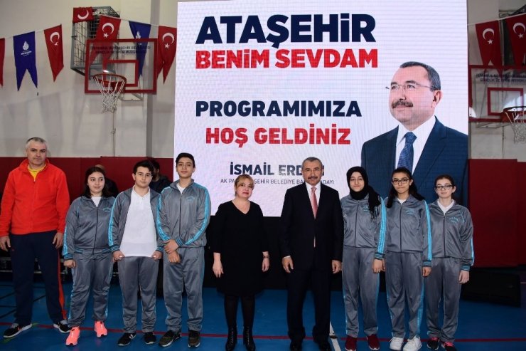 İsmail Erdem: "Ataşehir sporun merkezi olacak"