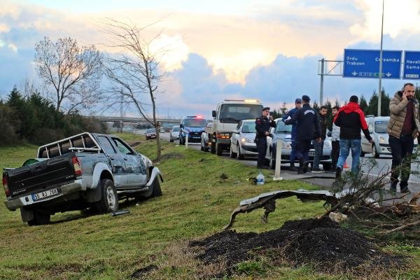 Samsun'da zincirleme kaza: 4 yaralı