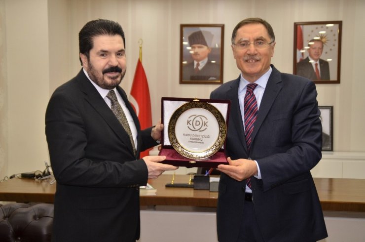 Kamu Başdenetçisi Şeref Malkoç, Başkan Savcı Sayan’ı ziyaret etti