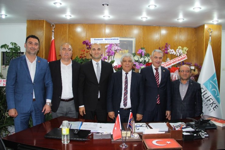 MHP Mersin milletvekilleri Başkan Aktan’ı ziyaret etti