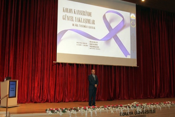 ‘Kolon Kanserinde Güncel Yaklaşımlar’ konulu konferans gerçekleştirildi