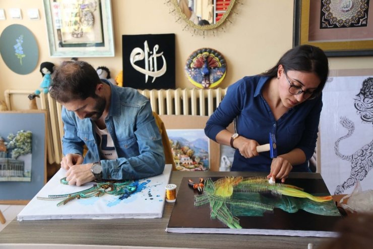 30 sanat dalında eğitim veren Bitlisli kadının başarı öyküsü