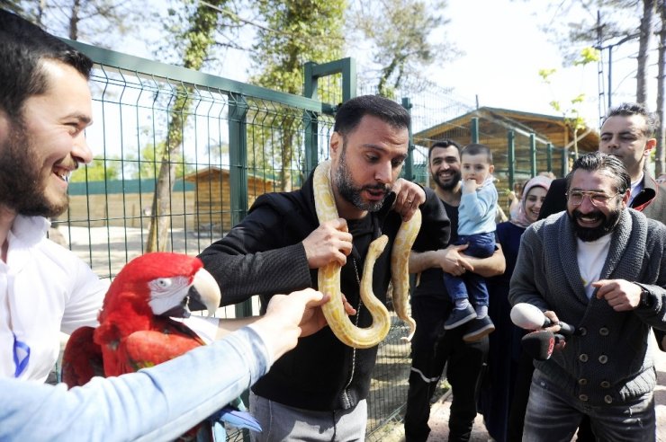 Alişan’ın yılanla imtihanı