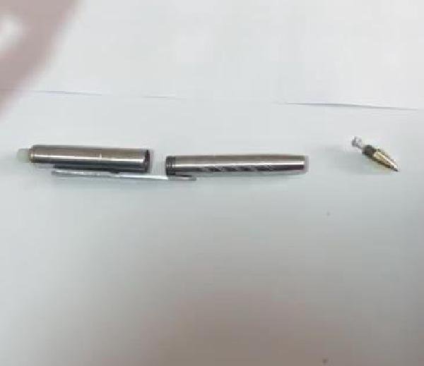 Karaman'da, kalem görünümlü suikast silahı ele geçirildi