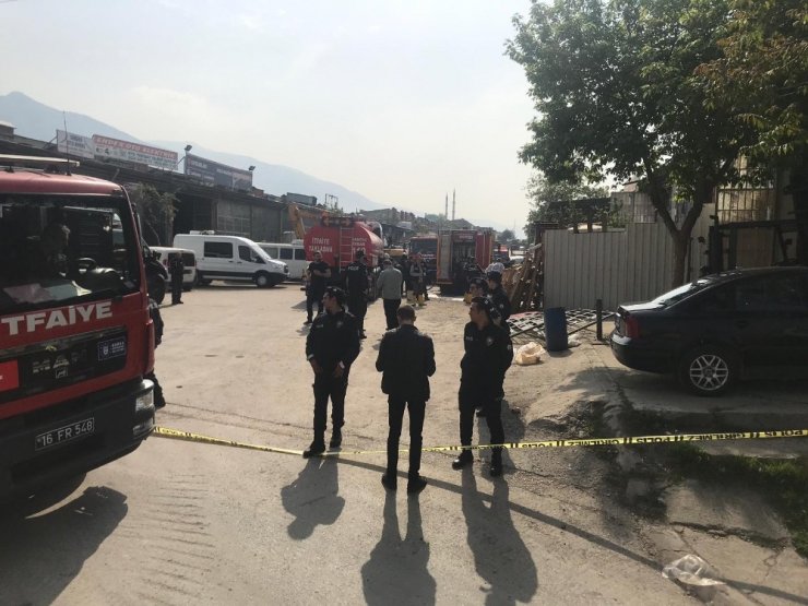 Bursa’da meydana gelen patlamada 2 ölü, 3 yaralı