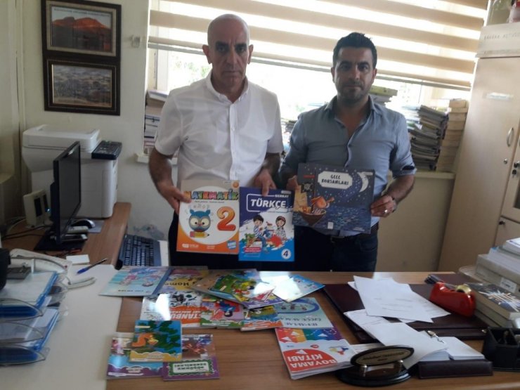 Ergani Halk Kütüphanesi’nden okullara kitap yardımı