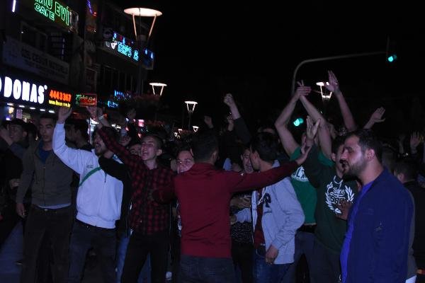 Konya'daki şampiyonluk kutlamasında gerginlik