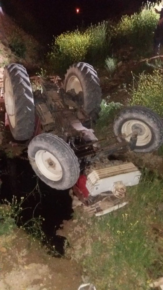 Başkent’te traktör şarampole uçtu: 1 ölü