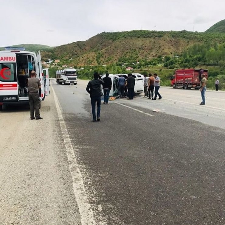 Bingöl’de trafik kazası: 1 ölü,3 yaralı