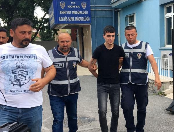 Konya'daki zanlı kesinleşmiş hapis cezasısıyla aranıyordu...Kampüs minibüsünde yakalandı!