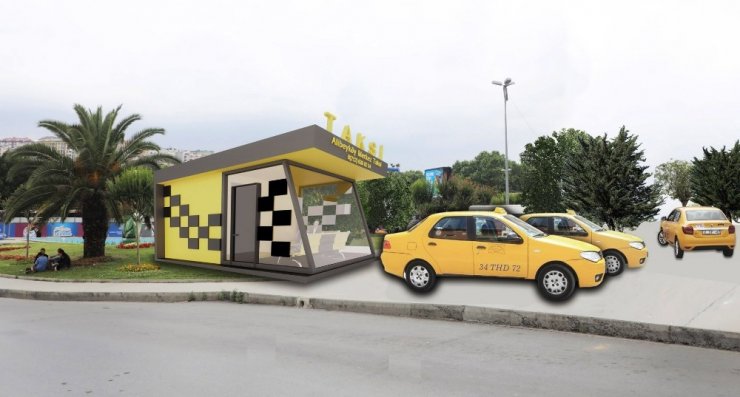 Eyüpsultan’da taksi durakları yenileniyor