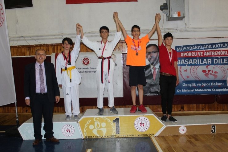 Muğla’da Yıldızlar ve Ümitler Taekwondo İl Şampiyonası yapıldı