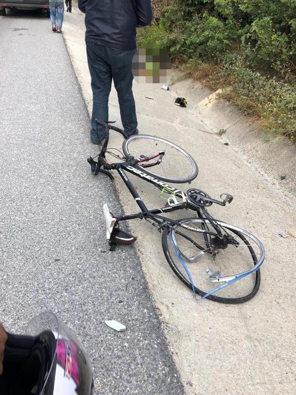 Kamyonun çarptığı bisiklet sürücüsü öldü