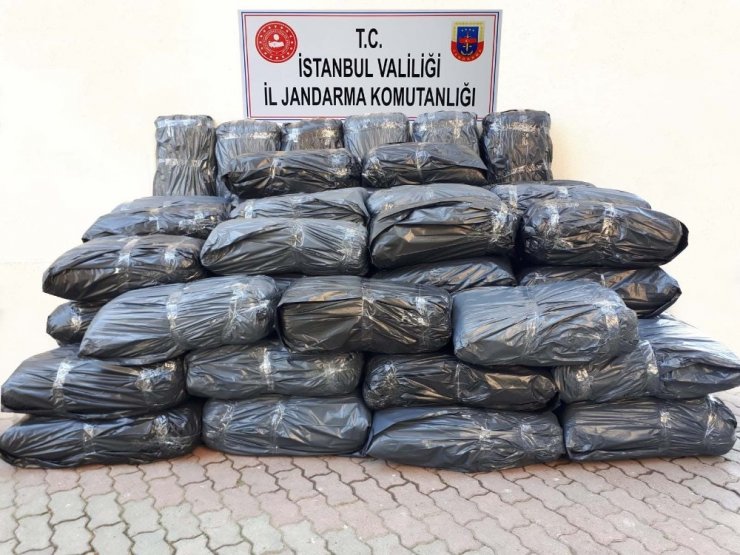 Jandarma operasyonunda 650 kilo uyuşturucu ele geçirildi