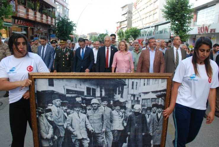 Atatürk’ün Tokat’a gelişinin 100. yıl dönümü törenle kutlandı