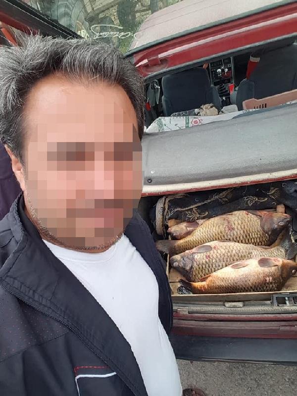 Konya'da yasak olduğu dönemde balık avladı, para cezası kesildi
