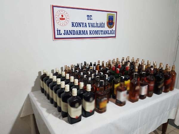 Konya'da sahte içki operasyonu: 1 gözaltı
