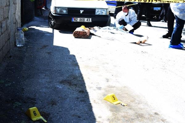 Konya'da komşusunu öldürüp, 4 yakınını yaralayan gencin yeni görüntüler çıktı
