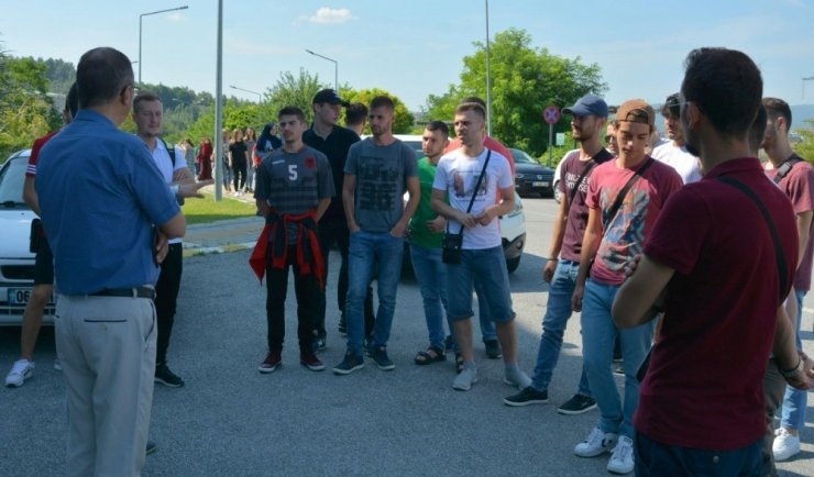 Kuzey Makedonyalı öğrencilerden ÇOMÜ’ye ziyaret