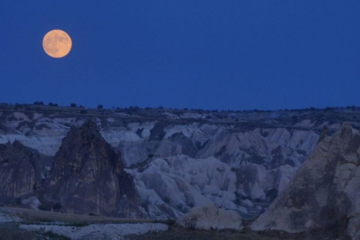 Kapadokya’da muhteşem ay tutulması