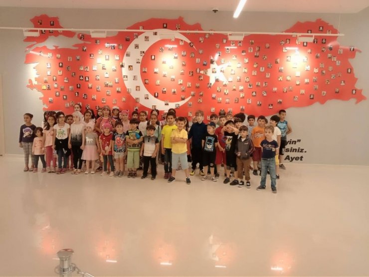 Kur’an Kursu öğrencilerinden 15 Temmuz Şehitler müzesine ziyaret