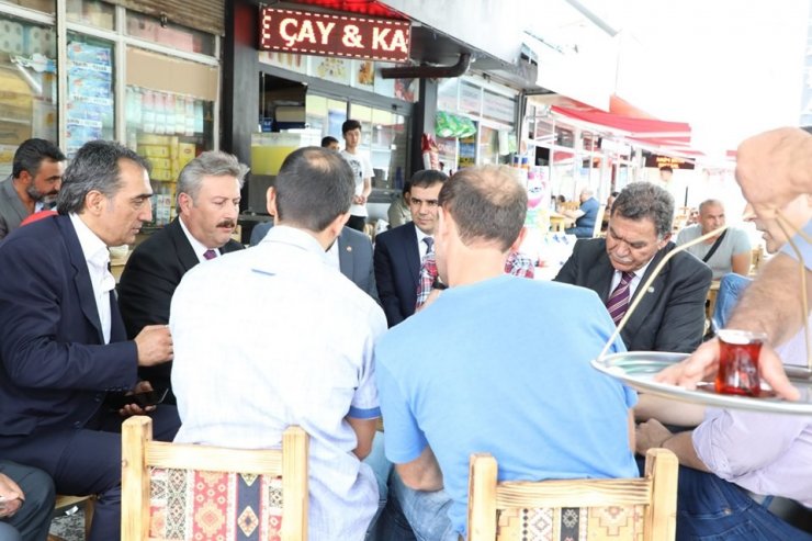 Başkan Palancıoğlu Cami Kebir Esnafını Ziyaret Etti