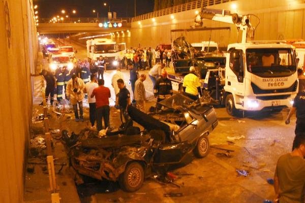 Konya'daki 7 kişinin öldüğü kazada, yaşlı çift düğünden dönüyormuş