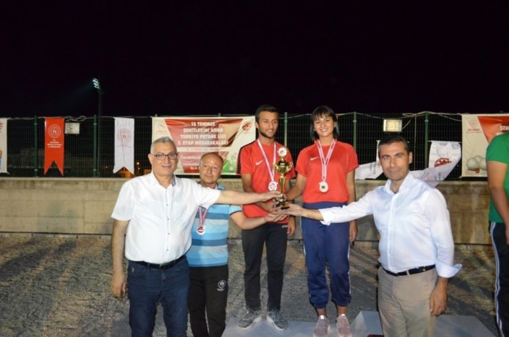 Türkiye Petank 1.Lig şampiyonu Mersin oldu