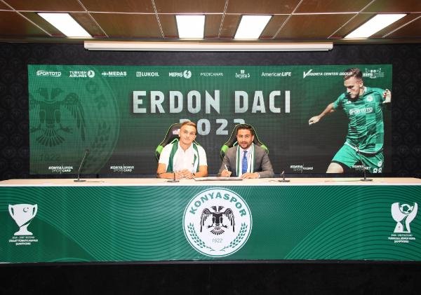 Konyaspor'da Erdon Daci'nin sözleşmesi 3 yıl daha uzatıldı