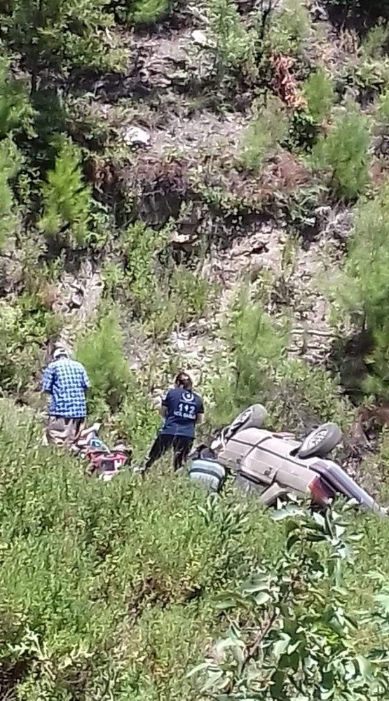 Alanya’da aracıyla 150 metrelik uçurma yuvarlanan sürücü öldü