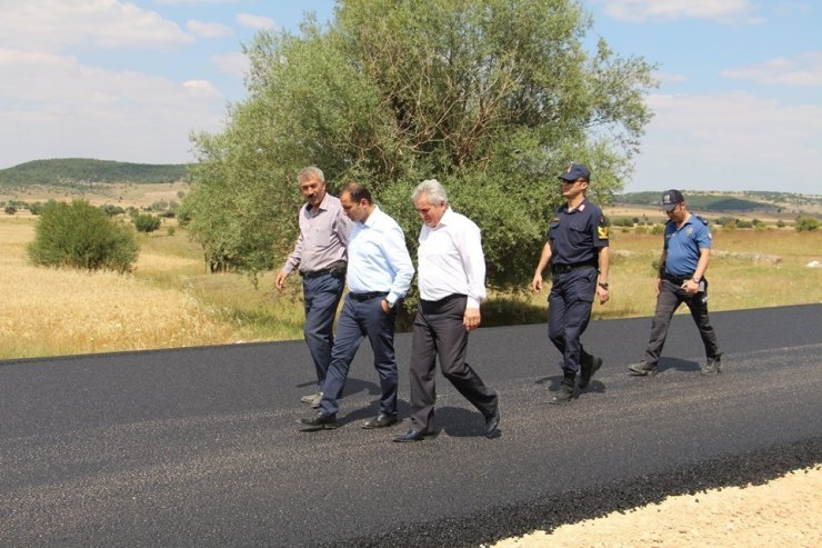 Kaymakam Abbasoğlu: Köy yollarımız yüksek kalite de ulaşım imkanına kavuşuyor