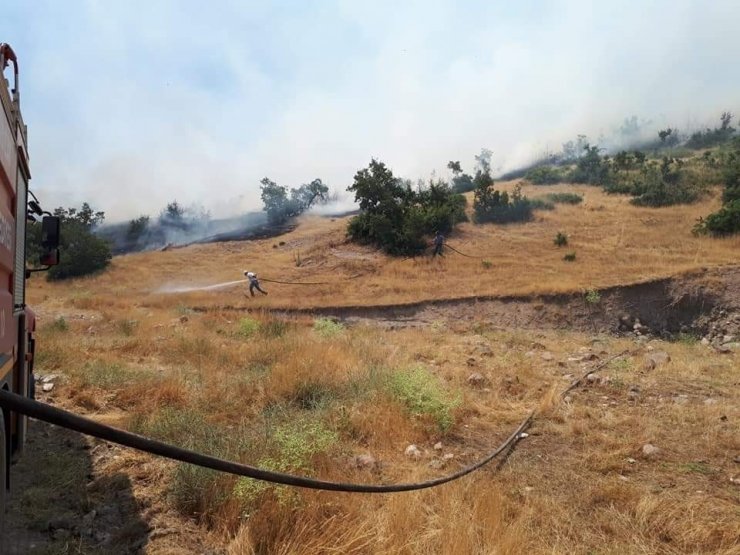 Hozat’taki orman yangını söndürüldü