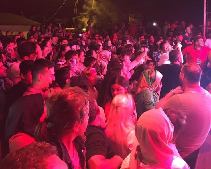 Sanatçı Elif Kaya memleketinde konser verdi