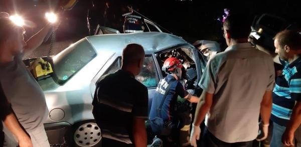 Aydın'da iki otomobil çarpıştı: 1 ölü, 3 yaralı