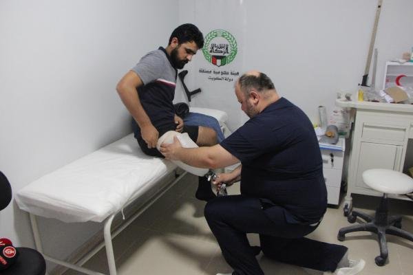 Savaşta el ve bacaklarını kaybeden 590 Suriyeliye protez takıldı