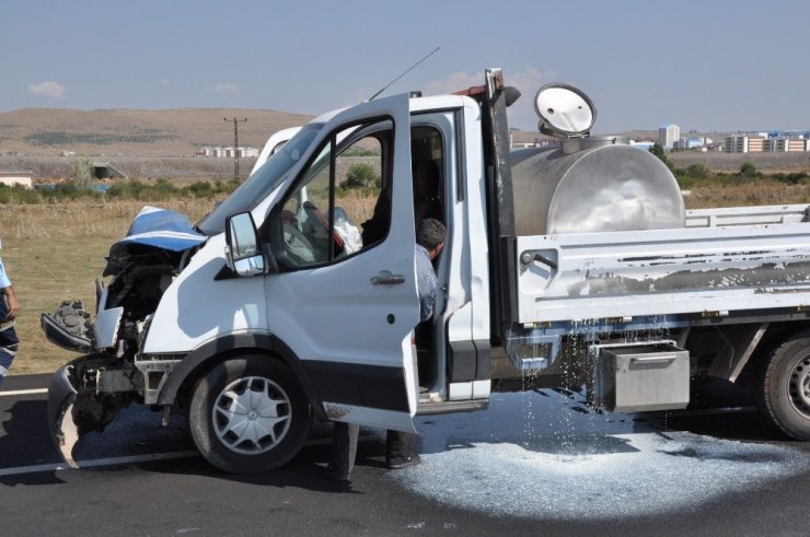 Kars’ta trafik kazası: 2 yaralı