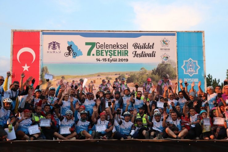 Beyşehir’de Bisiklet Festivali sona erdi