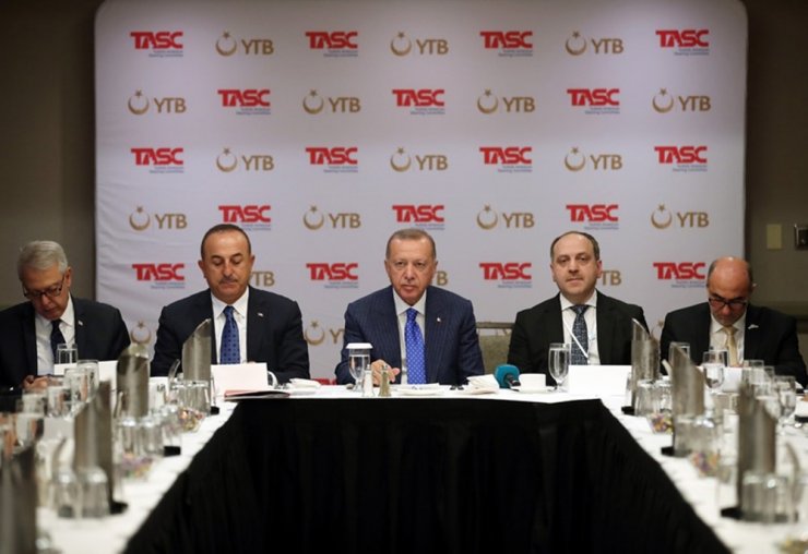 Cumhurbaşkanı Erdoğan, ABD’li Müslüman toplumun temsilcileriyle buluştu